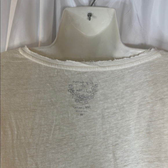 J. Crew Cream Graphic Relaxed T-Shirt - Picture 5 of 8